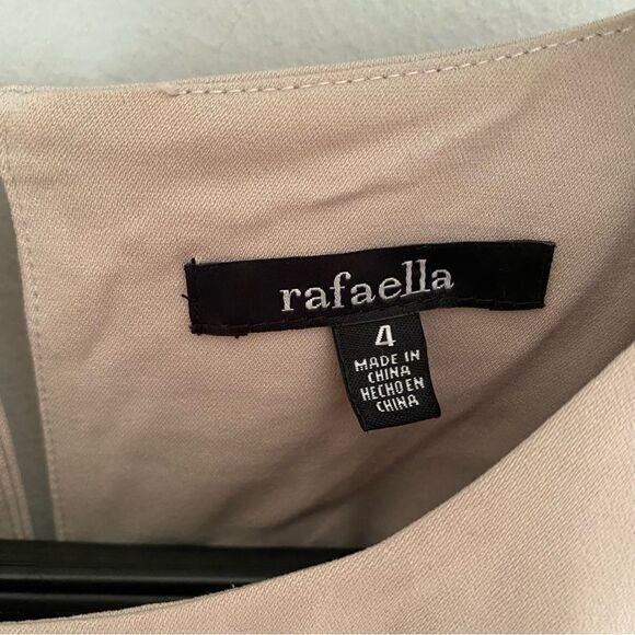 Rafaella Women’s Long Sleeve Color Block Mini Sheath Dress size 4 - Picture 2 of 4